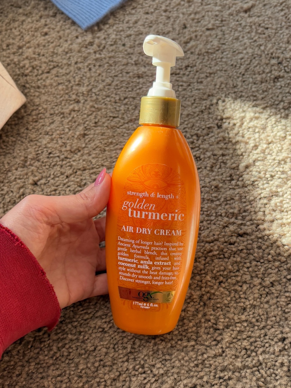 OGX Golden Tumeric Air Dry Cream (no longer sold)